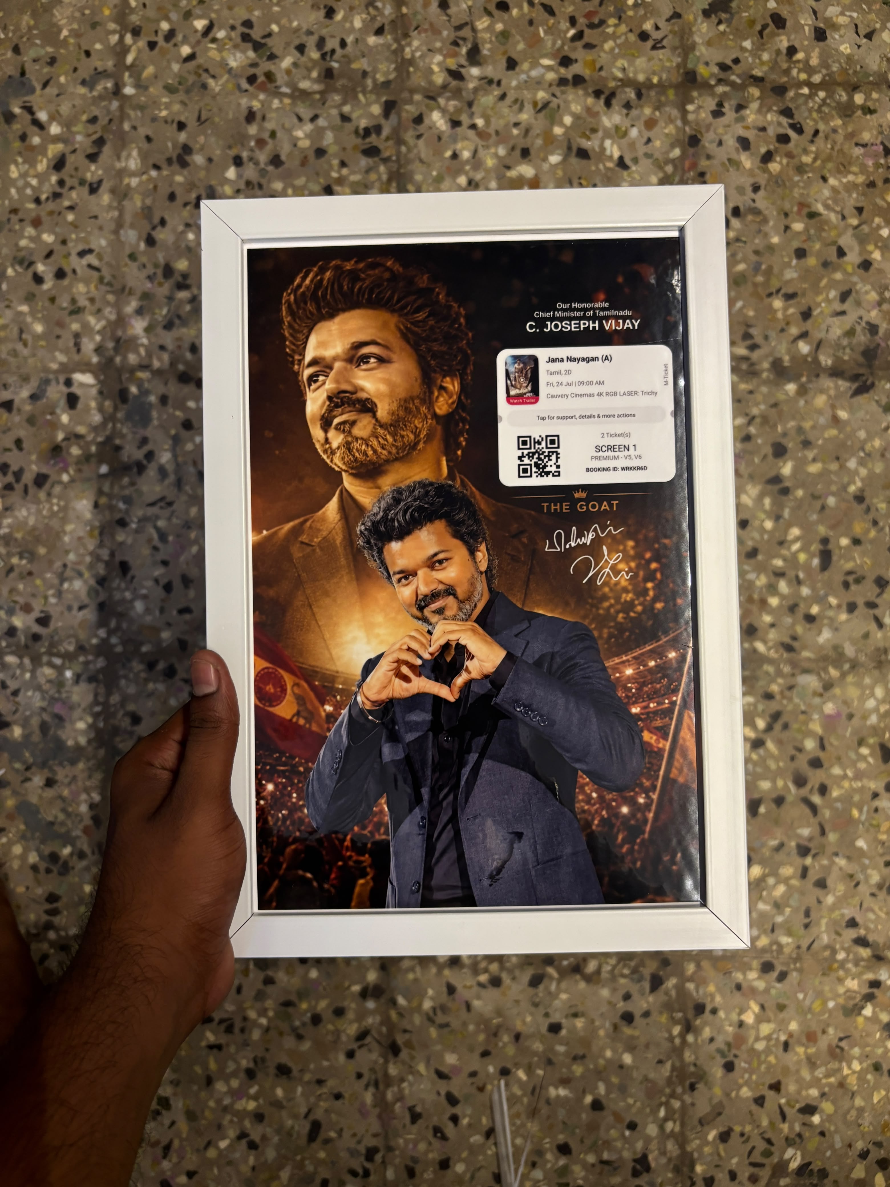 Thalapathy "One Last Time" Special Edition Photo Frame